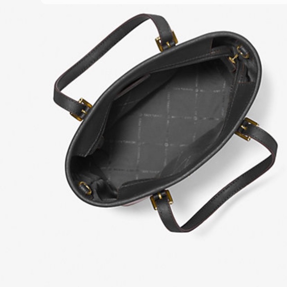 Michael Kors Jet Set Travel Extra-Small Saffiano Leather Top-Zip Tote Bag New - Picture 2 of 7